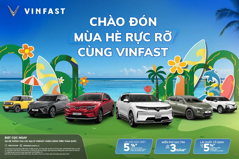 CHÀO ĐÓN MÙA HÈ RỰC RỠ CÙNG VINFAST ☀️