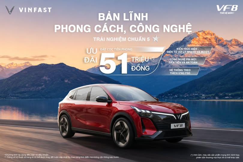 ⚡ VF 8 THẾ HỆ MỚI – BẢN LĨNH • PHONG CÁCH • CÔNG NGHỆ