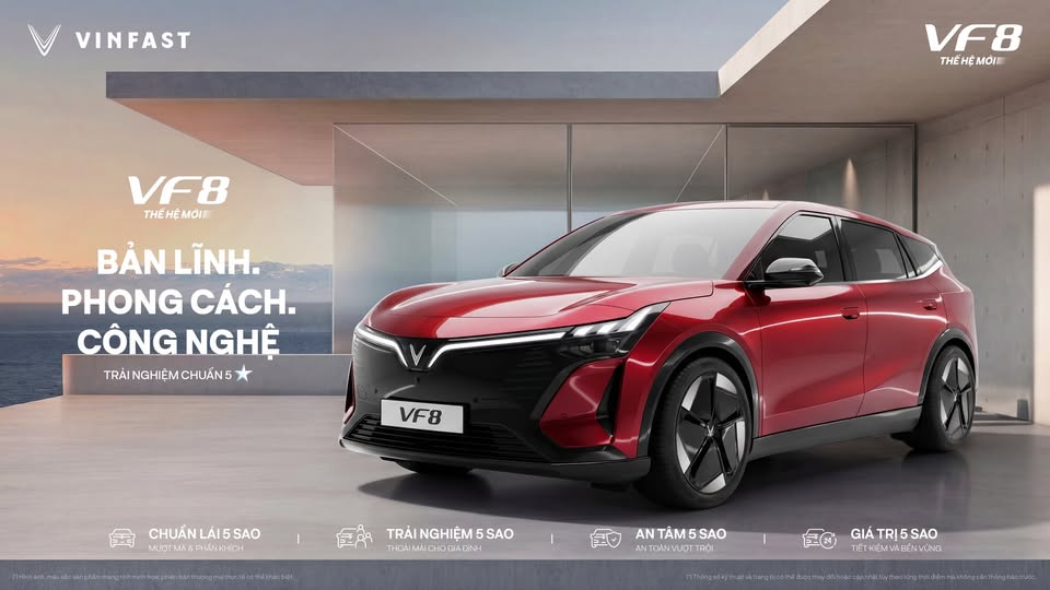 🚗 VF 8 THẾ HỆ MỚI: BẢN LĨNH – PHONG CÁCH – CÔNG NGHỆ