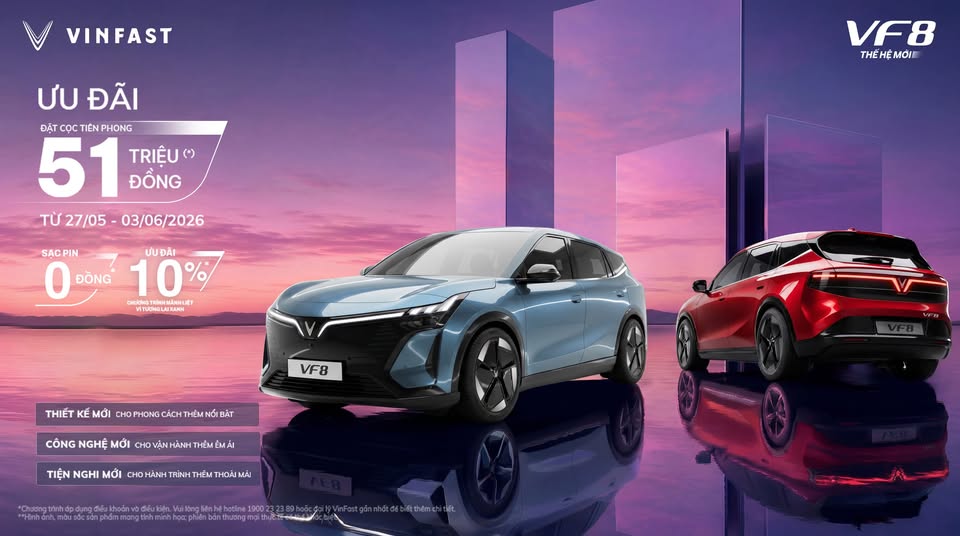VF 8 THẾ HỆ MỚI – KHI PHONG CÁCH TRỞ THÀNH DẤU ẤN