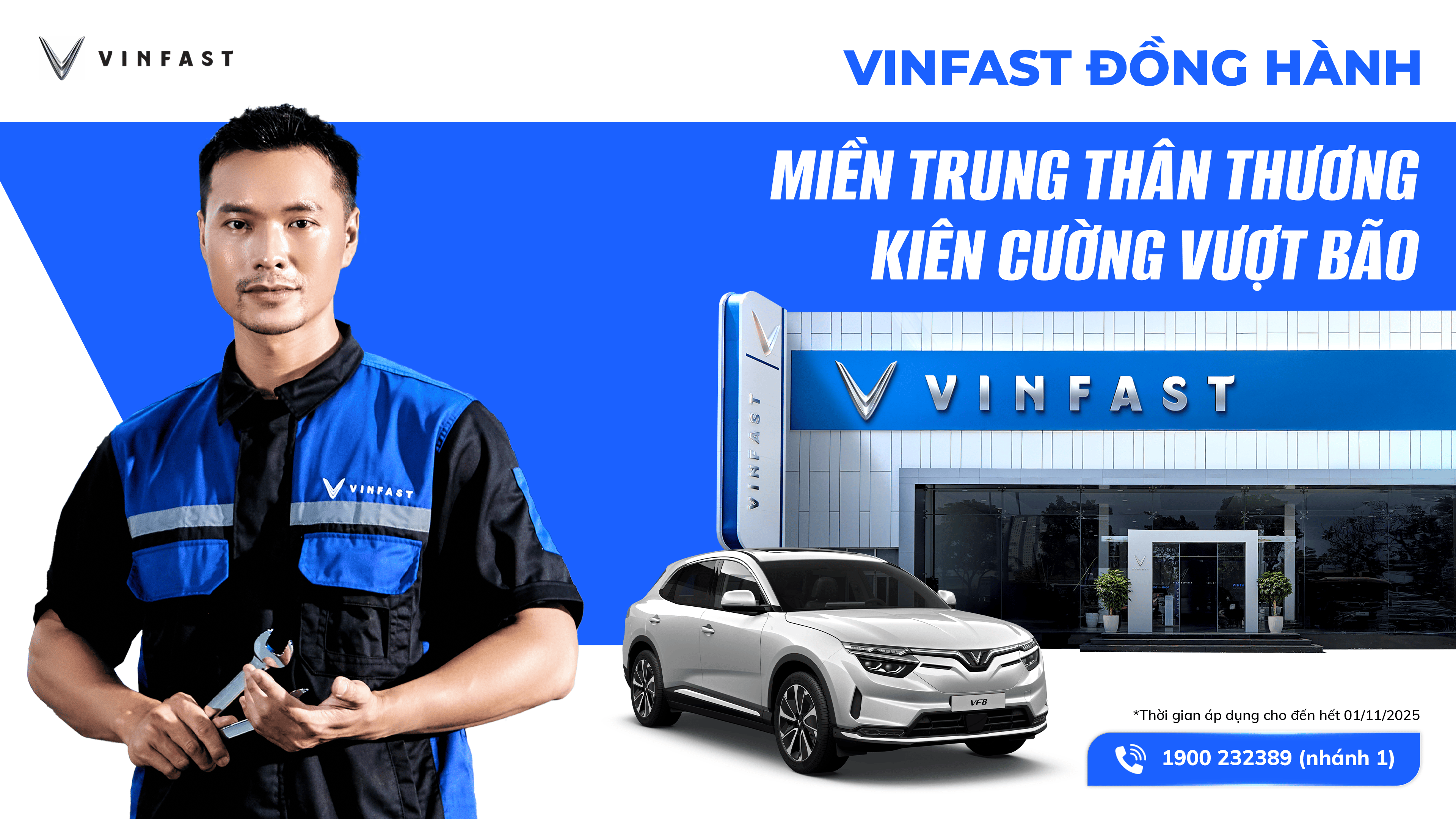 CHÍNH SÁCH HỖ TRỢ KHÁCH HÀNG VINFAST TẠI HUẾ & ĐÀ NẴNG DO MƯA LŨ